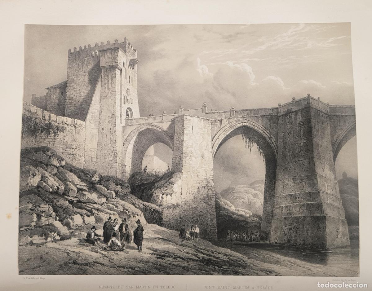 Libros: Puerta y puente de San Mart&iacute;n en Toledo - Genaro P&eacute;rez de Villa-Amil - Patricio de la Escosura