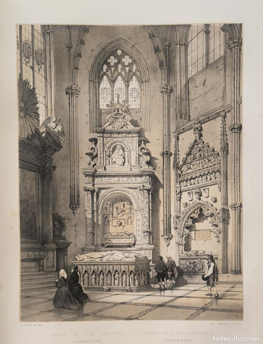 Libros: Vista en perspectiva de la capilla de San Ildefonso, en la Catedral de Toledo - Genaro P&eacute;rez de Vill