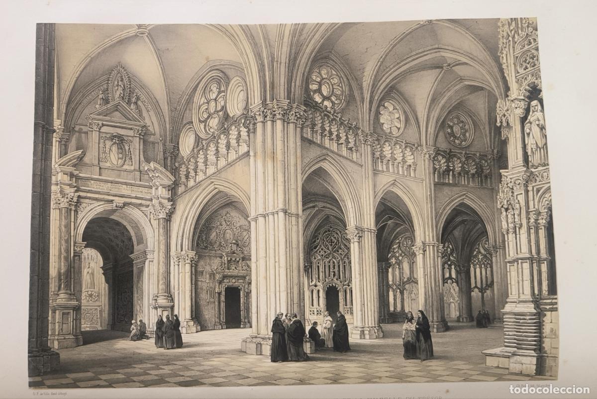 Libros: Vista de la portada del Sagrario y de las naves del &aacute;bside interior de la Catedral de Toledo - Genar