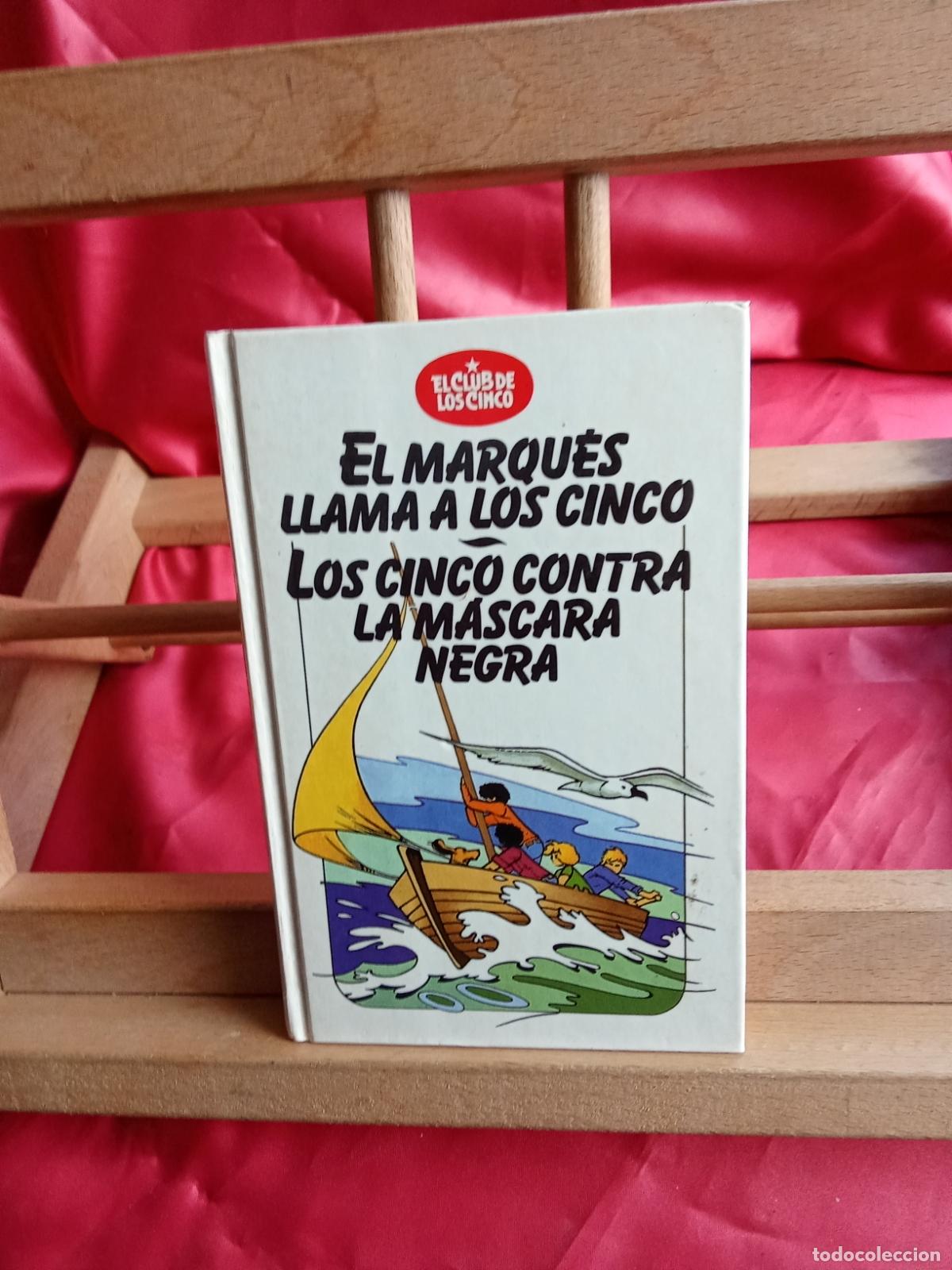 Libros: El marqu&eacute;s llama a los cinco - Los cinco contra la m&aacute;scara negra. Enid Blyton L.20558-1317