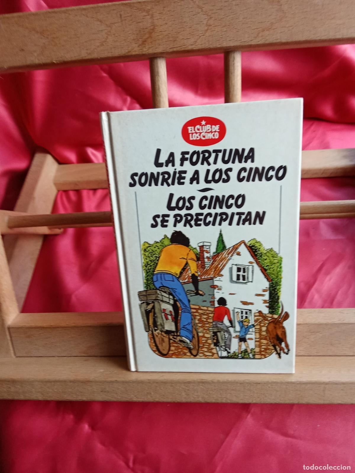 Libros: La fortuna sonr&iacute;e a los cinco - Los cinco se precipita. Enid Blyton L.20558-1319