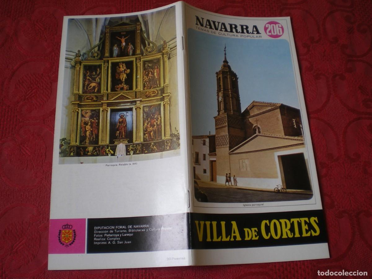 Libros: NAVARRA TEMAS DE CULTURA POPULAR 206. VILLA DE CORTES. JOS&Eacute; MAR&Iacute;A JIMENO JUR&Iacute;O.
