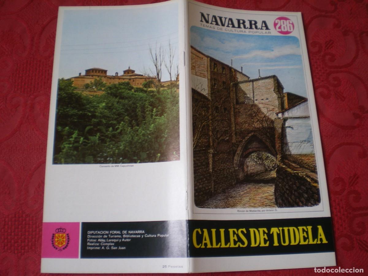 Libros: NAVARRA TEMAS DE CULTURA POPULAR 286. CALLES DE TUDELA. JES&Uacute;S MART&Iacute;NEZ ESCALADA.
