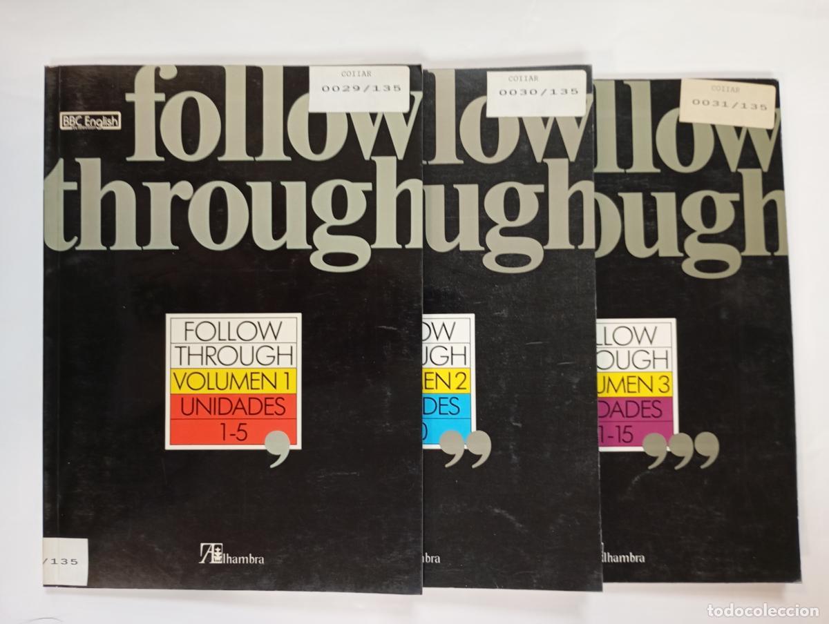Libri di seconda mano: Follow through. Volumen 1, 2 y 3. 3 tomos. Unidades 1-15. - Nick Mac Iver. TDK992