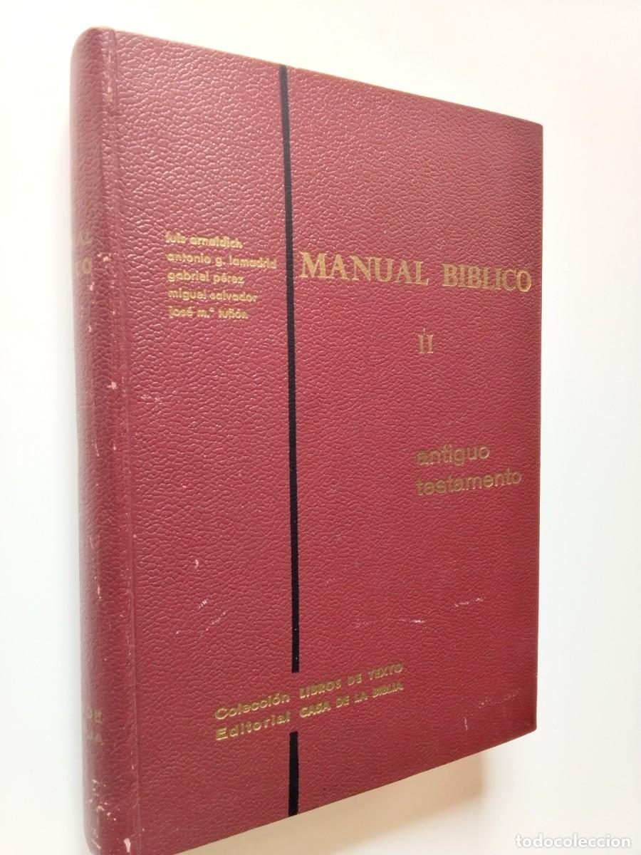 Manual B&iacute;blico. II. Antiguo Testamento