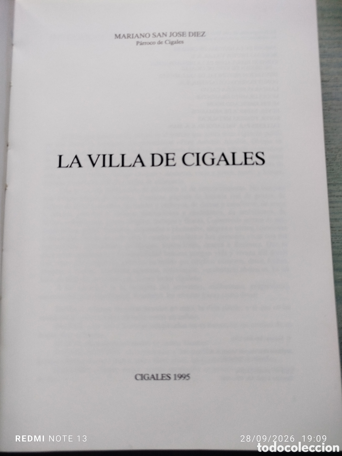 Libros: Libro la villa de cigales - Foto 3