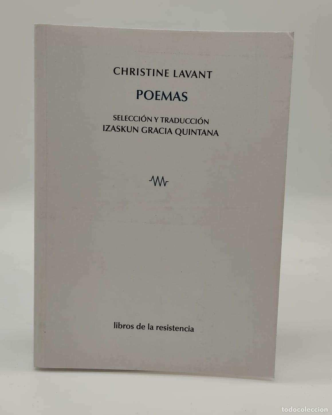 Libri di seconda mano: LAVANT, Christine. - Poemas.