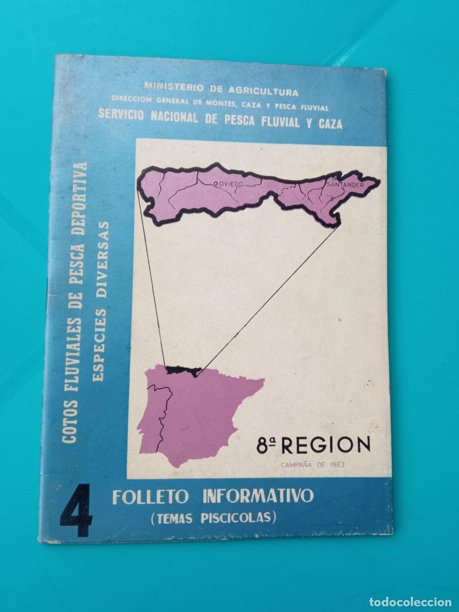 Libros: Cotos fluviales de pesca deportiva. Especies diversas, 1963