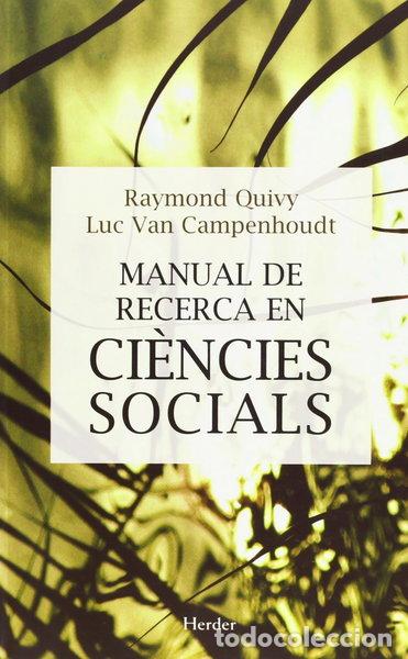Livres: Manual de recerca en ci&egrave;ncies socials- 9788425419416