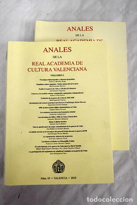 Libros: Anales de la Academia de Cultura Valenciana