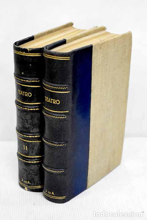 Libros: Teatro: : Alfil.: 1950.: 17 cm. 2 v. Encuadernaci&oacute;n en tapa dura artesanal hol. nervios. Vol