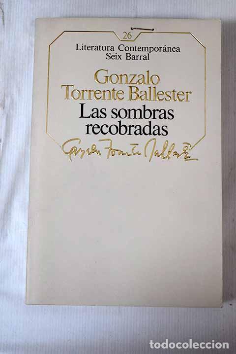 Libros: Las sombras recobradas.- Torrente Ballester, Gonzalo
