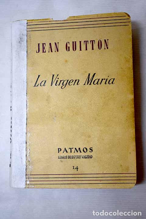 B&uuml;cher: La Virgen Maria: Guitton, Jean.- Guitton, Jean