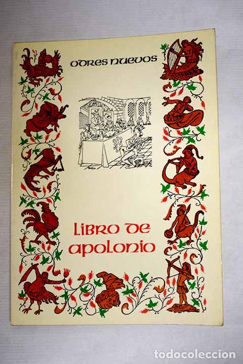 Libros: Libro de Apolonio: : Castalia. - Foto 1