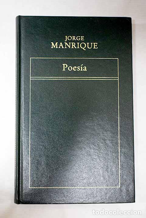 Libri di seconda mano: Poes&iacute;a: Manrique, Jorge.- Manrique, Jorge