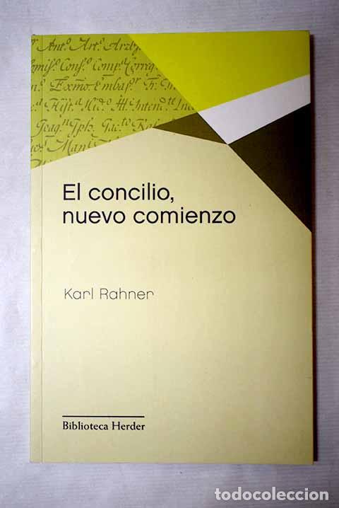 books: El concilio: nuevo comienzo.- Rahner, Hugo