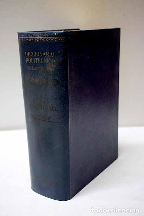 B&uuml;cher: Diccionario polit&eacute;cnico de las lenguas espa&ntilde;ola e inglesa, tomo I
