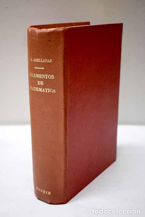 Libros: Elementos de Matem&aacute;tica.- Abellanas, Pedro - Foto 1