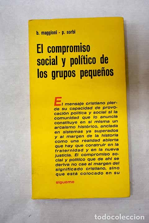 B&uuml;cher: El compromiso social y pol&iacute;tico de los grupos peque&ntilde;os