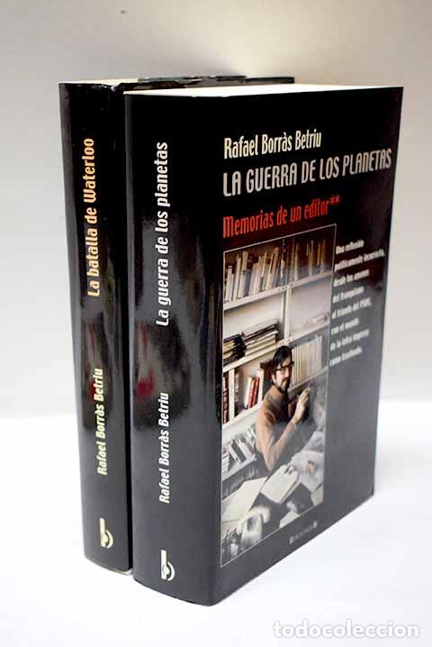 Libros: Memorias de un editor.- Borras Betriu, Rafael