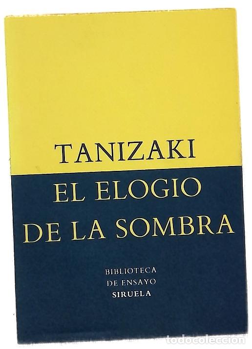 Libri di seconda mano: El elogio de la sombra - Tanizaki, Junichirō