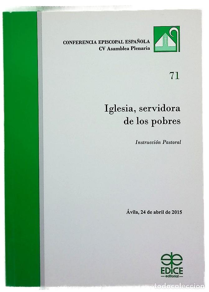 Libros: Iglesia, servidora de los pobres : Instrucci&oacute;n Pastoral