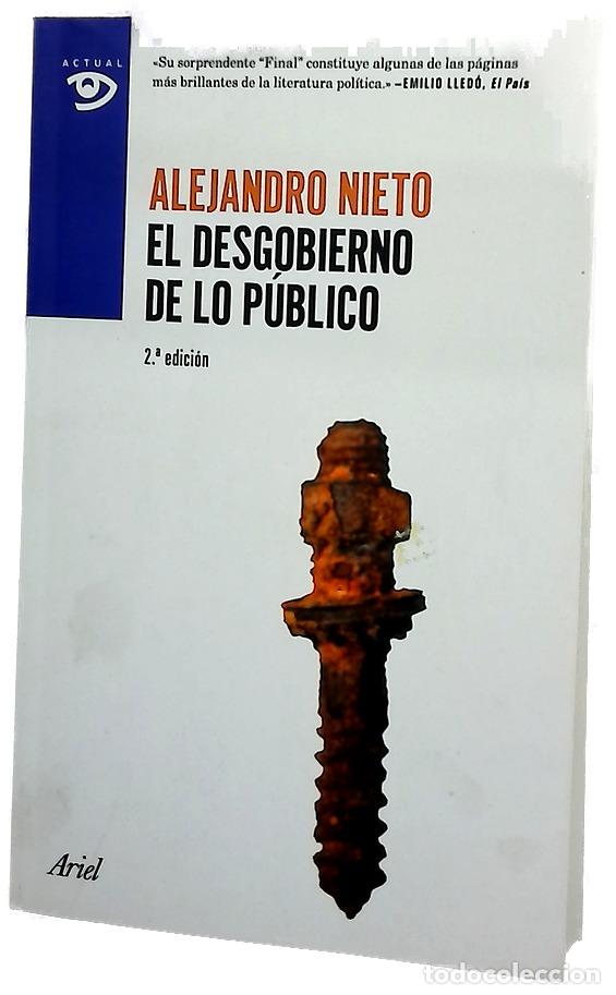 B&uuml;cher: El desgobierno de lo p&uacute;blico