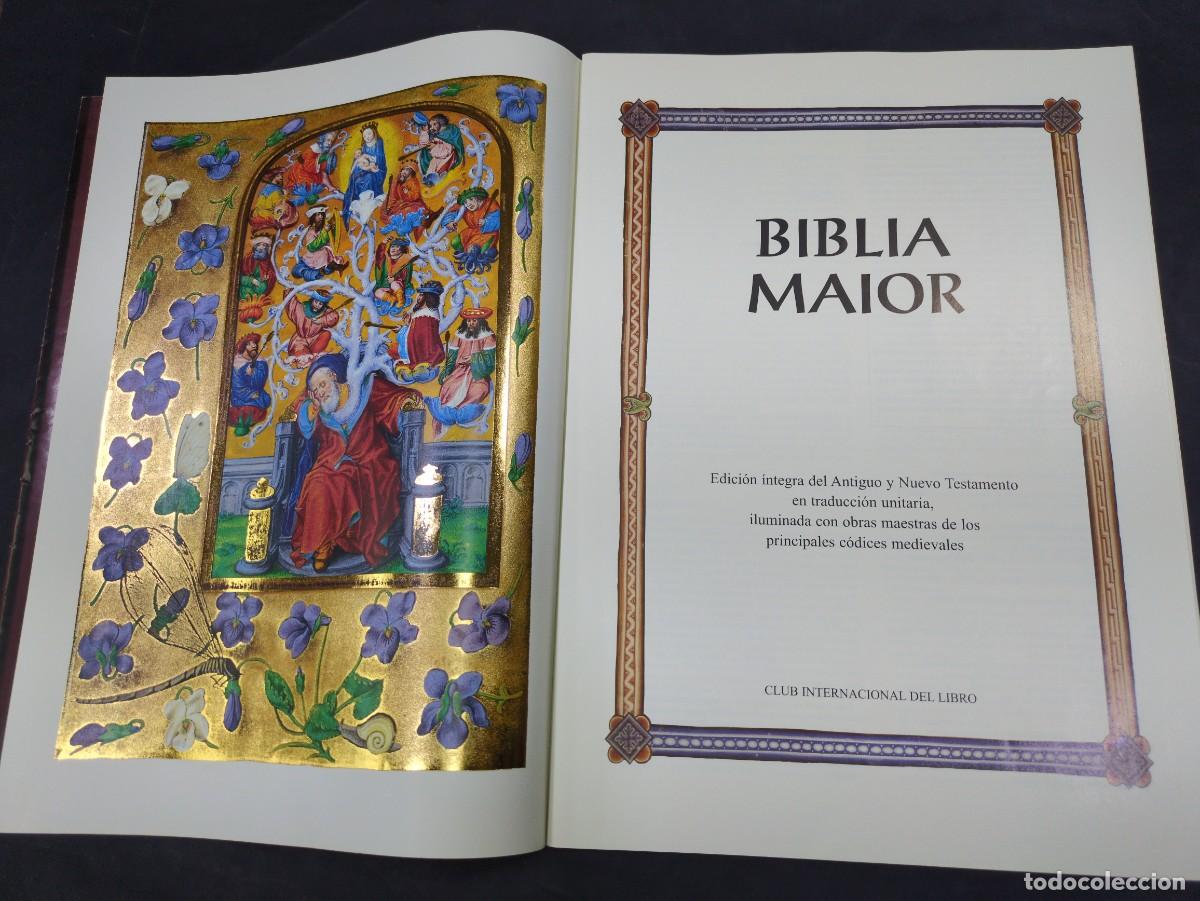 Libros: BIBLIA MAIOR - CLUB INTERNACIONAL DEL LIBRO - Foto 2
