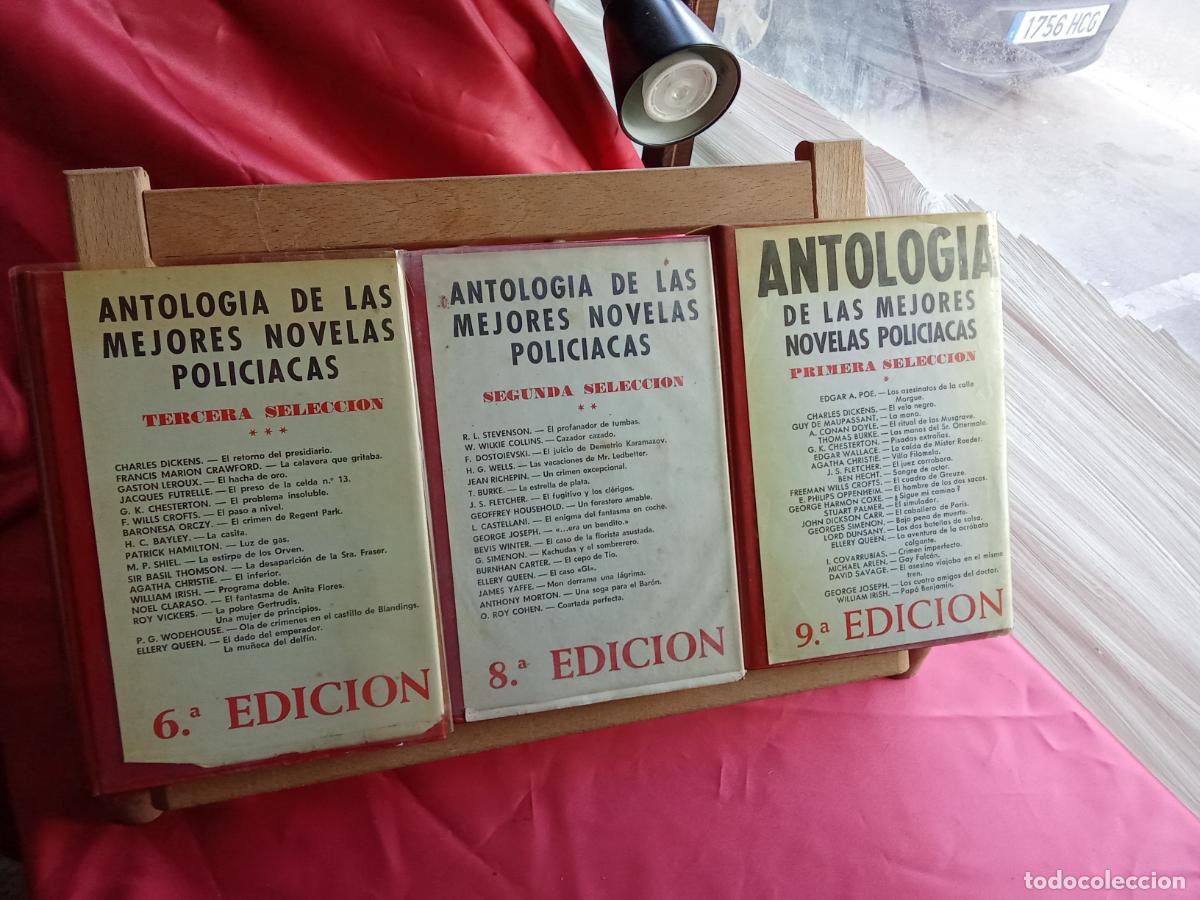 Libros: Antologia de las mejores novelas policiacas. Tres tomos 1966-71 L.8760-1605