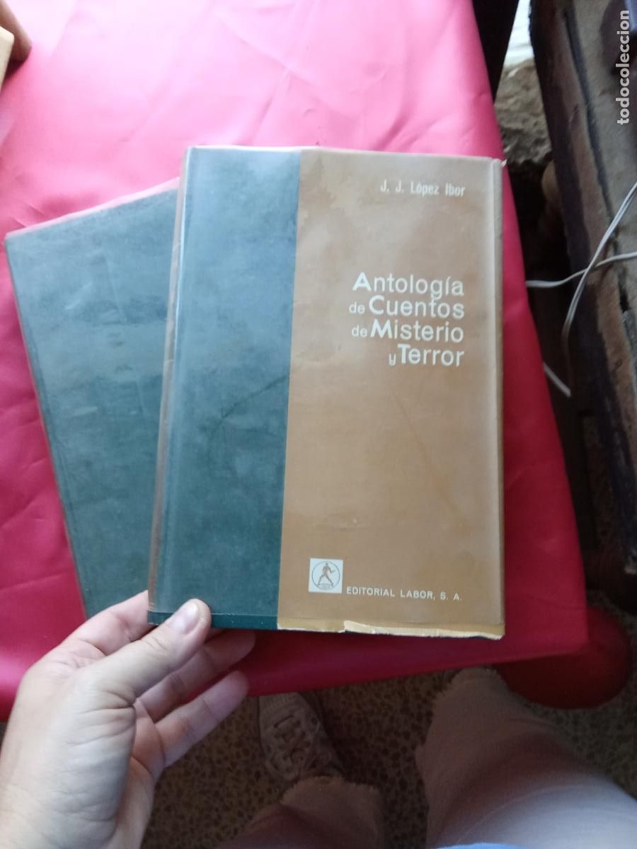 Livros em segunda m&atilde;o: Antolog&iacute;a de cuentos de misterior y terror (2 tomos). J.J.L&oacute;pez Ibor 1967 Ed.Labor L.8760-1626