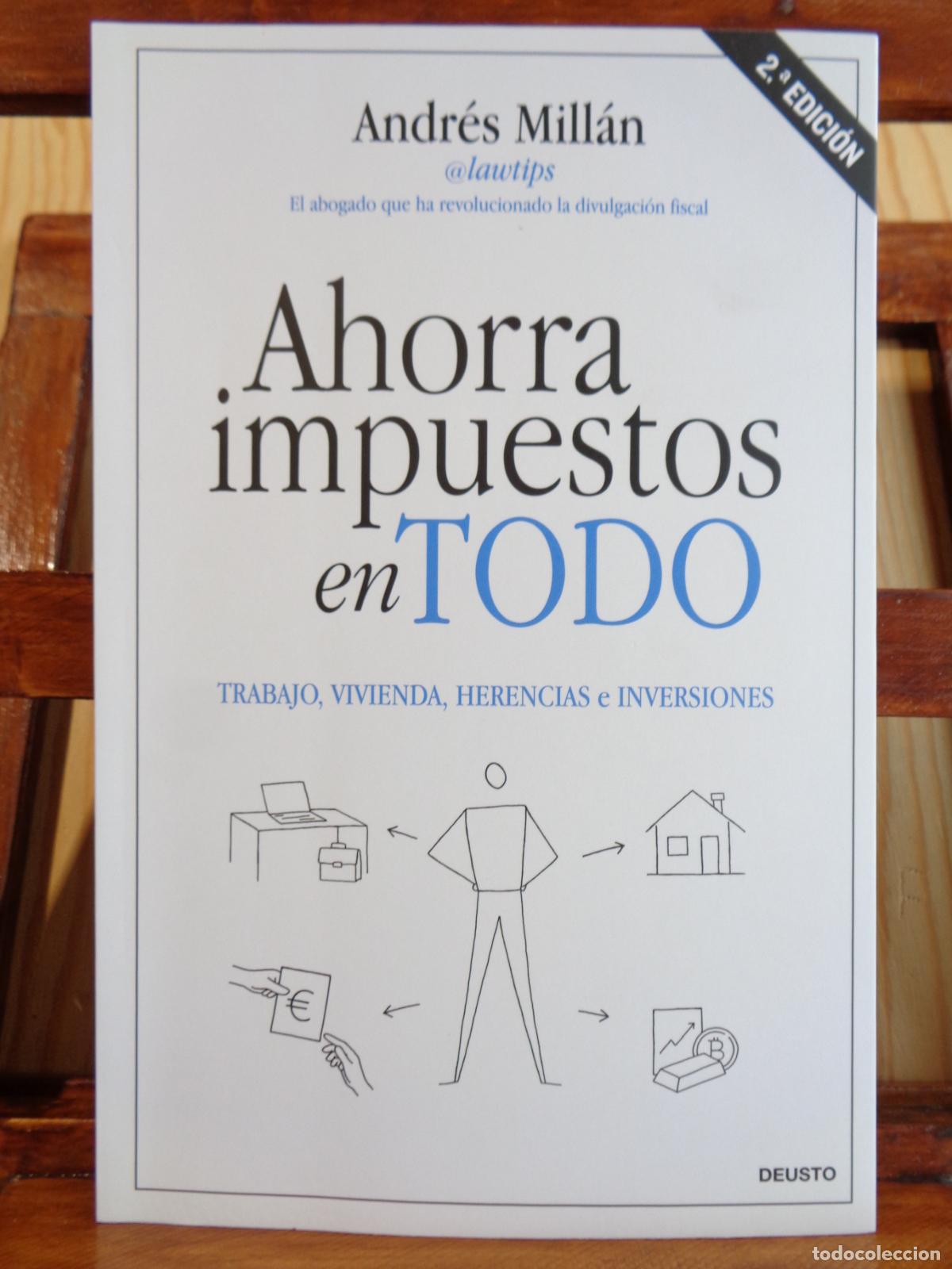 Livros em segunda m&atilde;o: AHORRA IMPUESTOS EN TODO. Trabajo, Vivienda, Herencias e Inversiones. - ANDR&Eacute;S MILL&Aacute;N