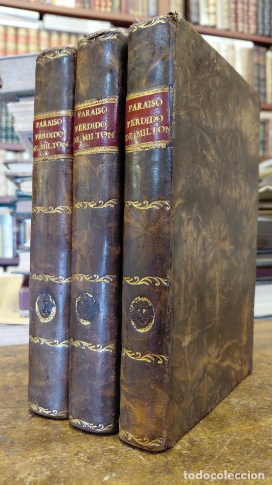 Libros: EL PARAISO PERDIDO, Poema de Milton, tarducido en verso castellano por Don J. de Escoiquiz - MILTON.
