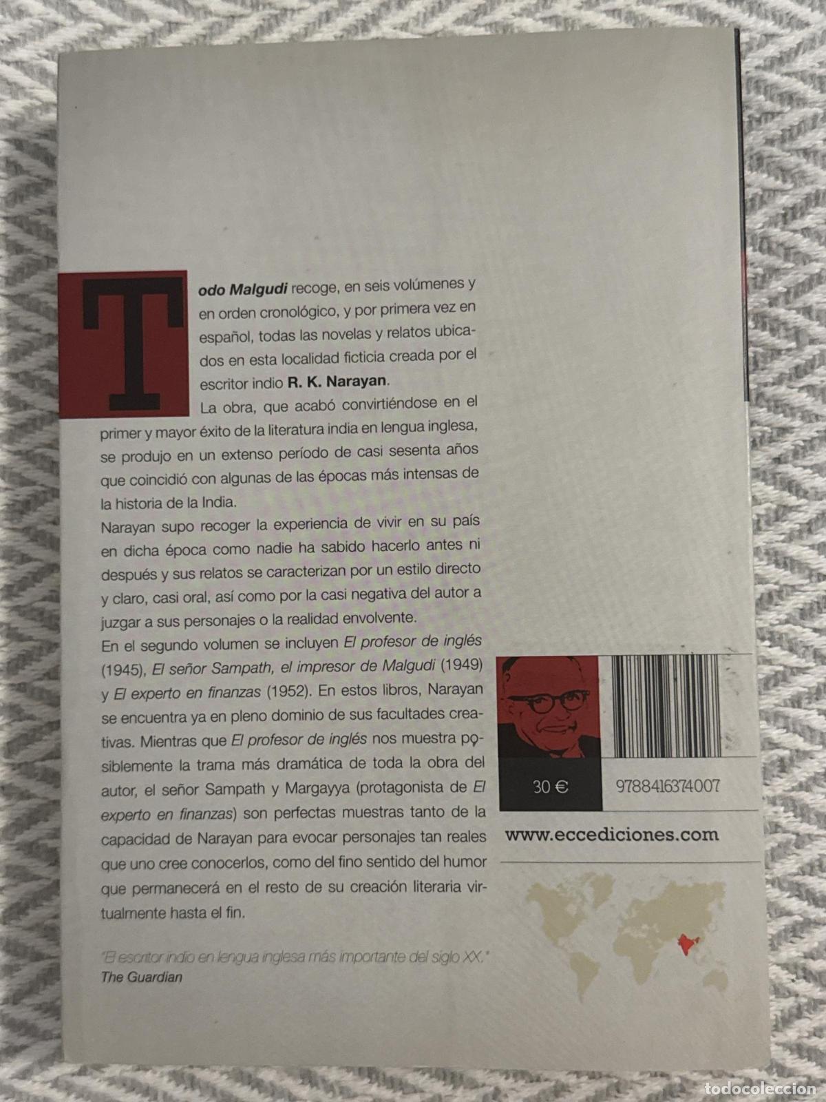 Libros: Todo Malgudi Vol 2. 1945-1952 - R. K. Narayan - Foto 3