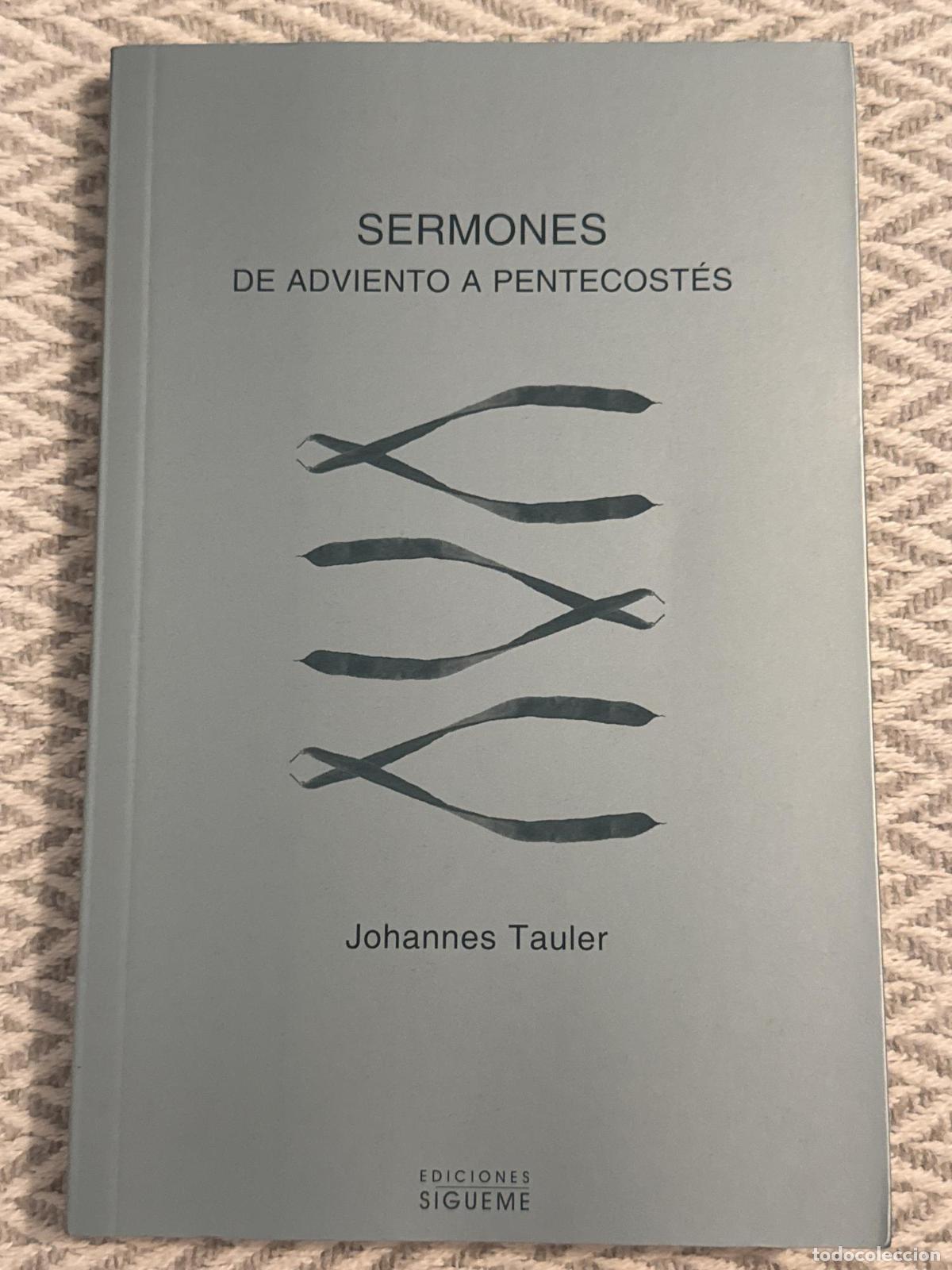 Libros: Sermones. De adviento a pentecost&eacute;s - Johannes Tauler