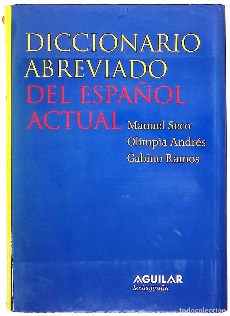 Libros: Diccionario abreviado del espa&ntilde;ol actual