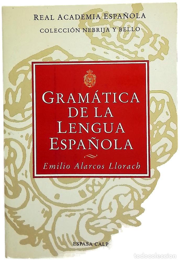 Libros: Gram&aacute;tica de la lengua espa&ntilde;ola