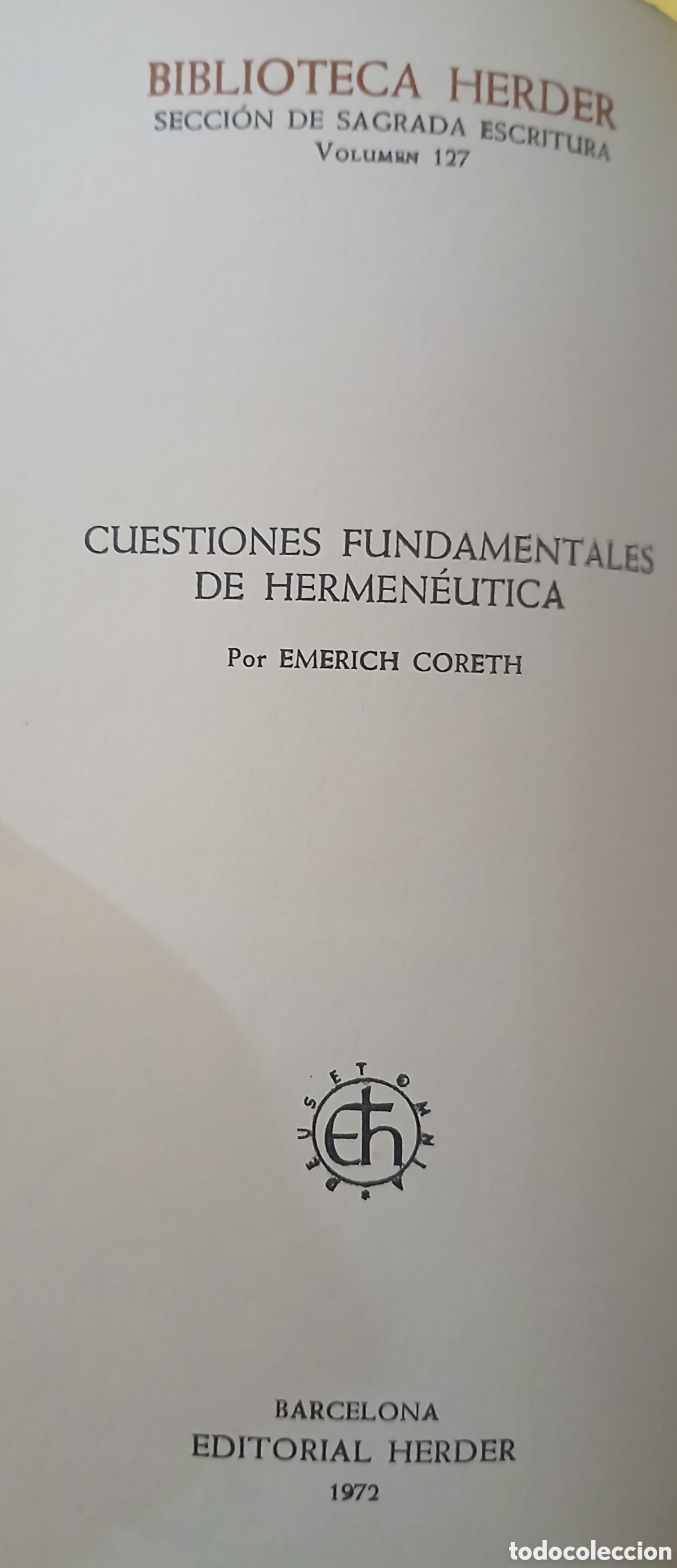 Libros: Cuestiones fundamentales de Hermeneutica - Foto 7