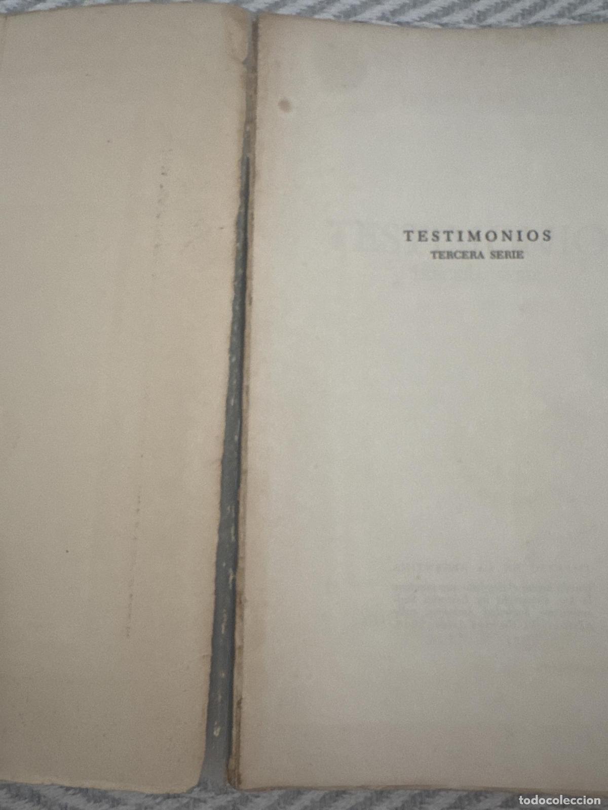 Libros: Testimonios. Tercera serie - Victoria Ocampo - Foto 4
