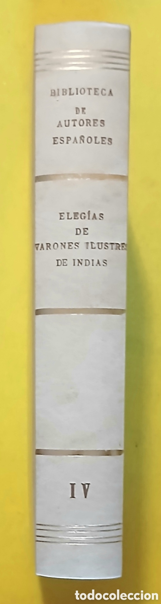 Libros: Eleg&iacute;as de varones ilustres de indias