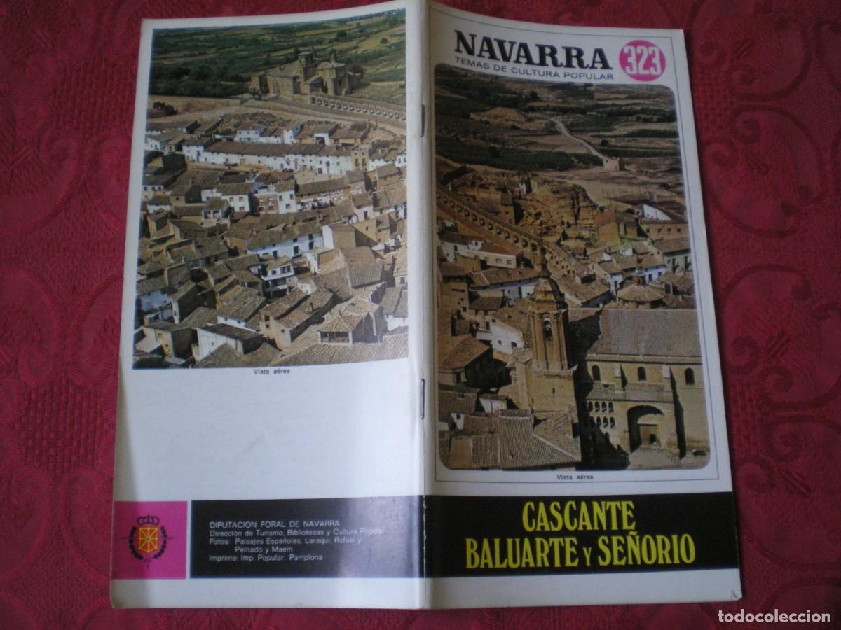 Libros: NAVARRA TEMAS DE CULTURA POPULAR 323. CASCANTE, BALUARTE Y SE&Ntilde;OR&Iacute;O. JUAN IGNACIO FERN&Aacute;NDEZ MARCO.