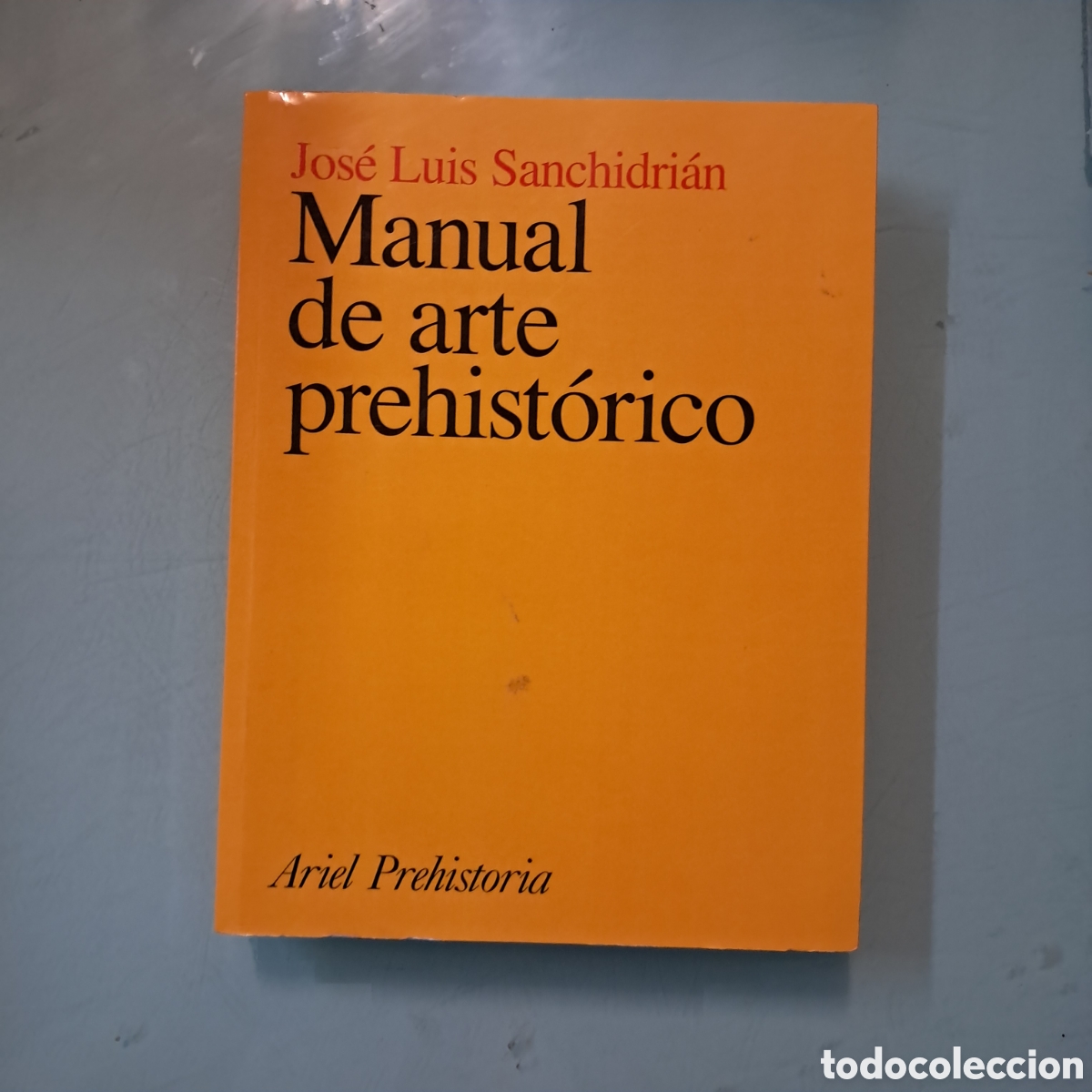 Libros: Jose luis Sanchidrian,Manual de arte prehist&oacute;rico,Ariel