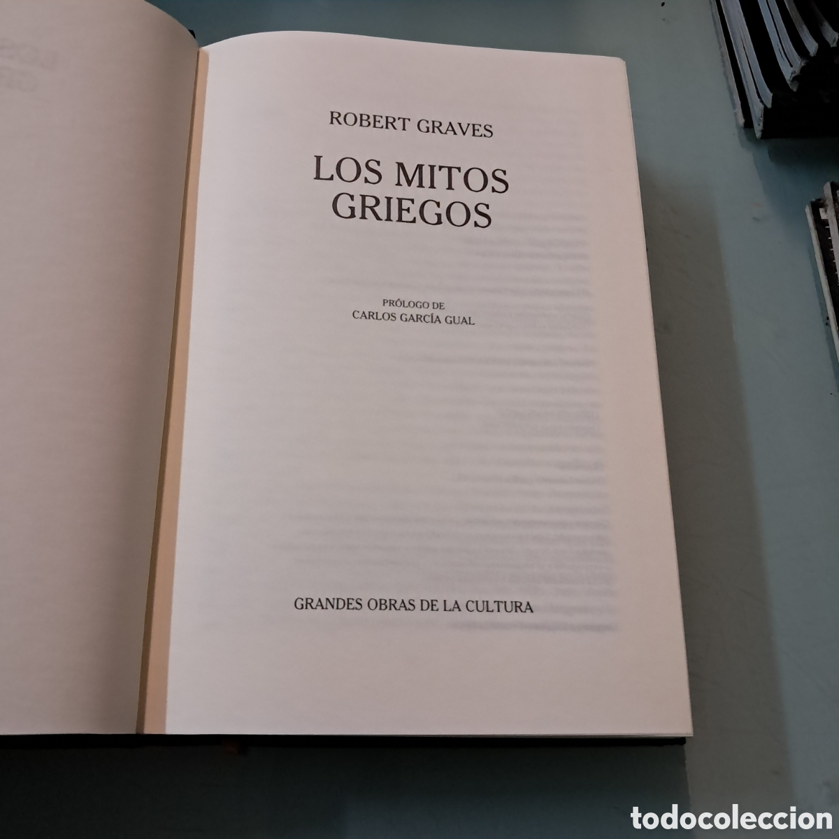 Libros: Robert Graves, Los.mitos griegos, RBA editores - Foto 2