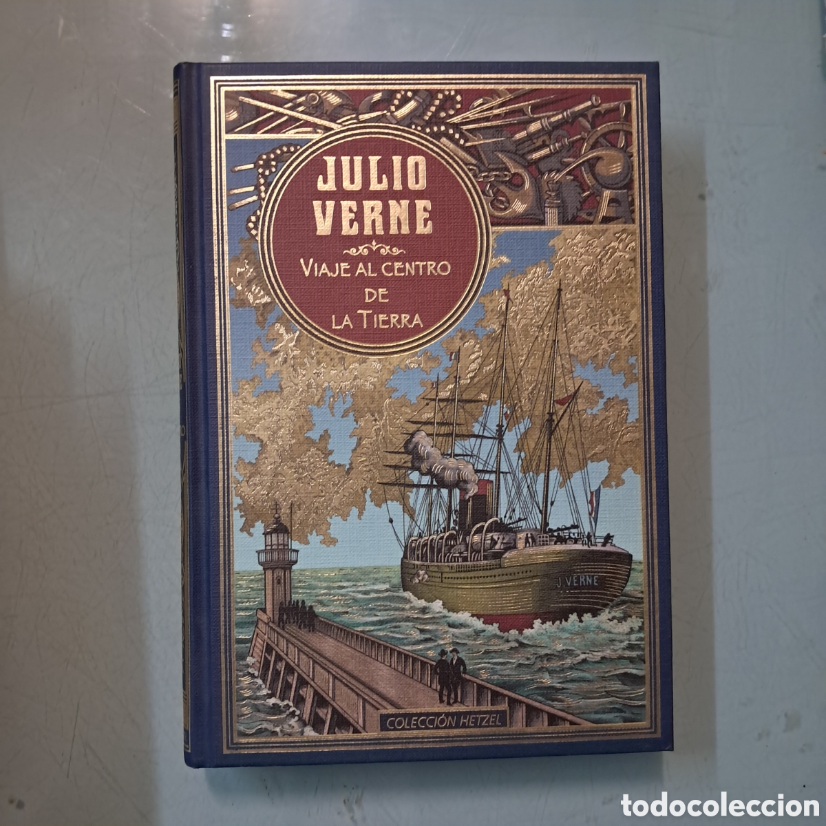 Libros: Julio Verne, Viaje al centro de la Tierra,Colecci&oacute;n Hetzel