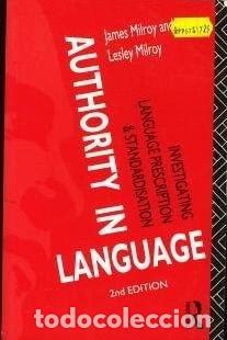 Libros: Authority in Language- 9780415065757