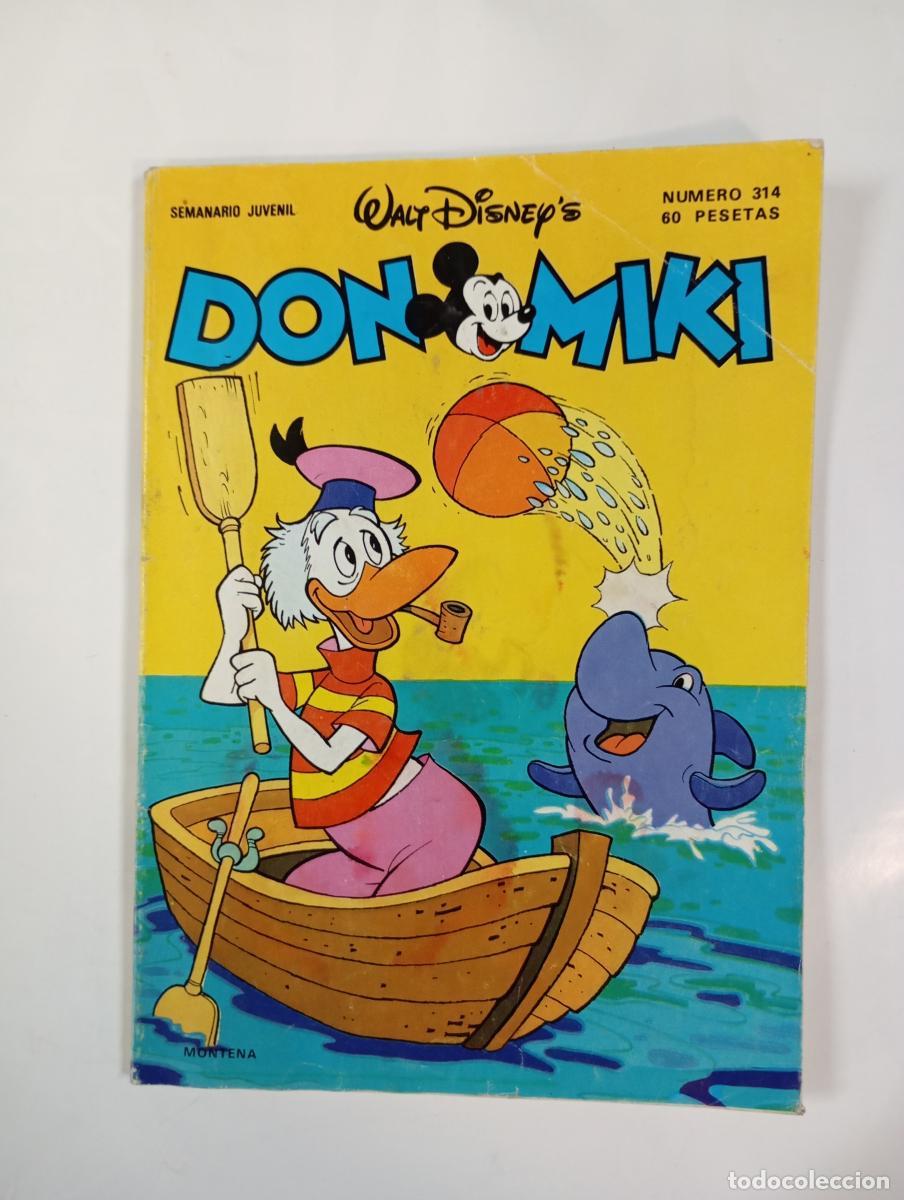 Livres: DON MIKI N&ordm; 314. SEMANARIO JUVENIL WAL DISNEY. - MONTENA. TDK1001