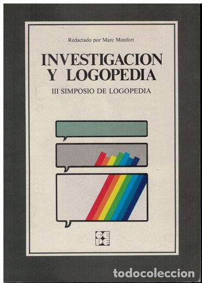 Libros: Investigaci&oacute;n y Logopedia- 9788486235512