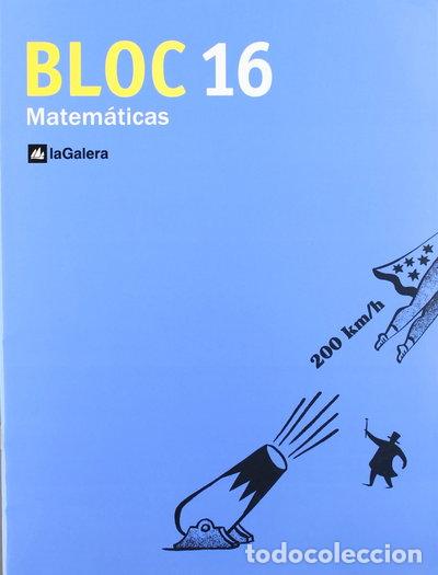 Libros: Bloc. Matem&aacute;ticas. E.P. 6 - Cuaderno 16- 9788424609498