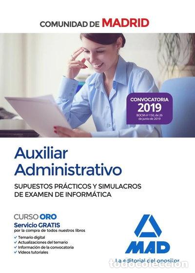 Livros em segunda m&atilde;o: Auxiliar administrativo de la Comunidad de Madrid. Supuestos pr&aacute;cticos y simu...- 9788414229620