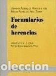 Livros em segunda m&atilde;o: Formularios de herencias- 9788484443827