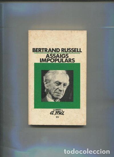 Livros em segunda m&atilde;o: Assaigs impopulars- 9788429722710